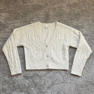 Kut from the Kloth Ivory Cable Knit Cardigan